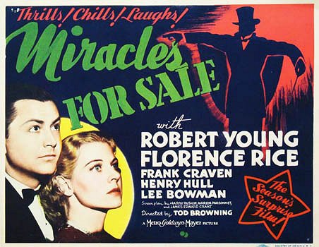 Miracles for Sale - Plakate