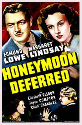 Honeymoon Deferred - Posters
