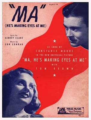 Ma, He's Making Eyes at Me - Affiches