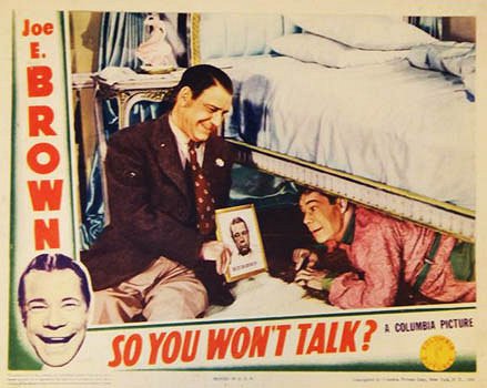 So You Won't Talk - Posters