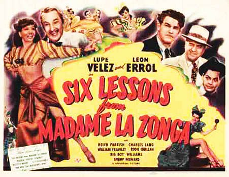 Six Lessons from Madame La Zonga - Plakaty
