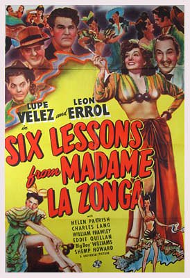 Six Lessons from Madame La Zonga - Plakaty
