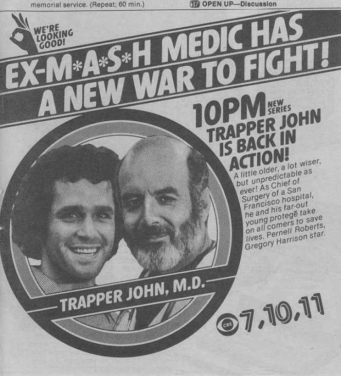 Trapper John, M.D. - Posters