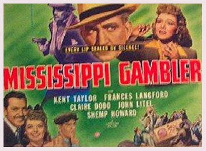 Mississippi Gambler - Cartazes