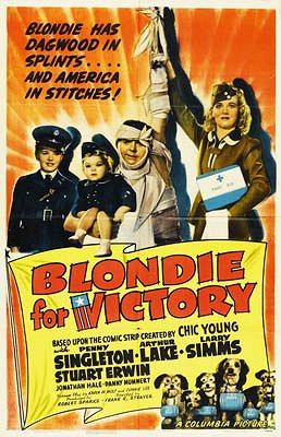 Blondie for Victory - Affiches