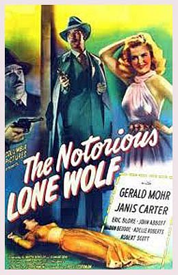 The Notorious Lone Wolf - Posters