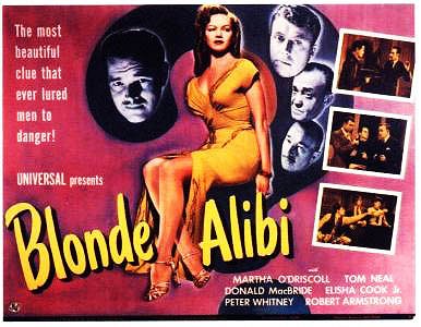 Blonde Alibi - Carteles