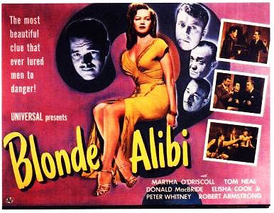 Blonde Alibi - Posters