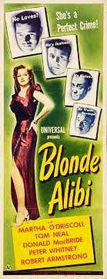 Blonde Alibi - Carteles