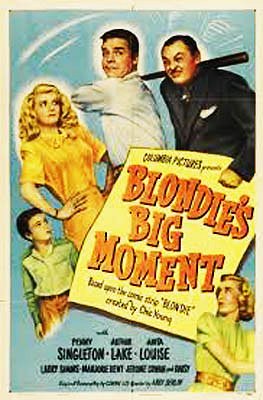 Blondie's Big Moment - Affiches