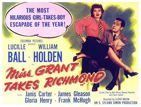 Miss Grant Takes Richmond - Plakate