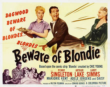 Beware of Blondie - Posters
