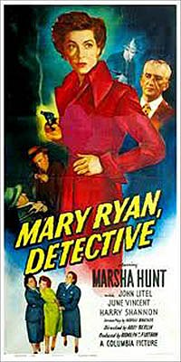 Mary Ryan, Detective - Julisteet
