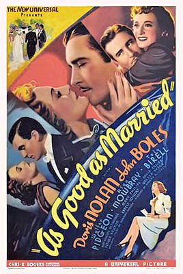 As Good as Married - Affiches