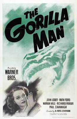 The Gorilla Man - Plakate