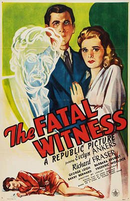 The Fatal Witness - Plakate