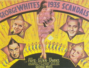 George White's 1935 Scandals - Plakáty