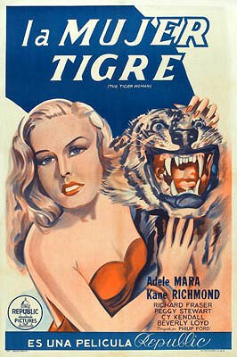 The Tiger Woman - Cartazes