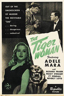 The Tiger Woman - Plakaty