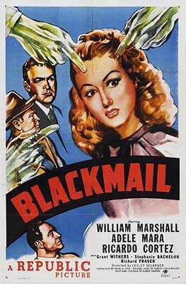 Blackmail - Affiches