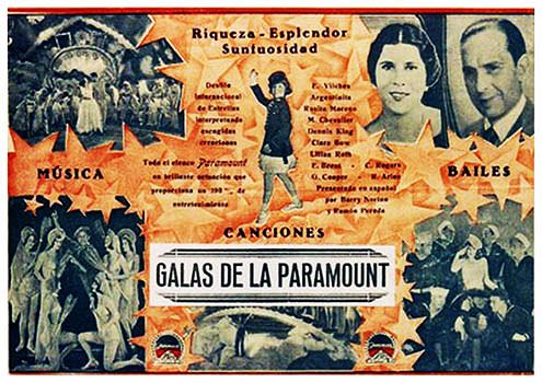 Galas de la Paramount - Affiches