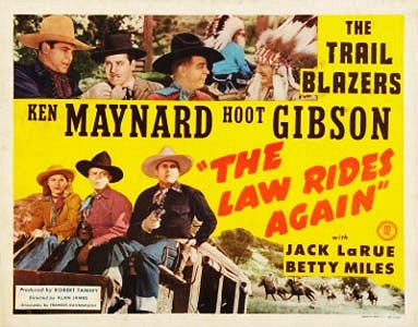 The Law Rides Again - Plakate