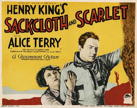 Sackcloth and Scarlet - Cartazes
