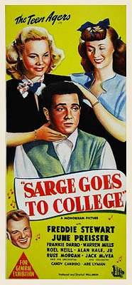Sarge Goes to College - Julisteet