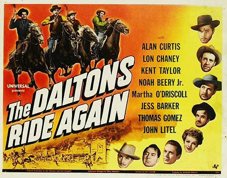 The Daltons Ride Again - Affiches