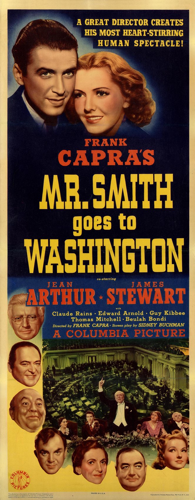 Pan Smith jedzie do Waszyngtonu - Plakaty