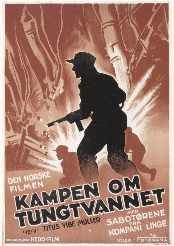 Kampen om tungtvannet - Plakáty