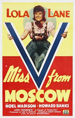 Miss V from Moscow - Plagáty