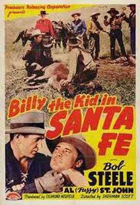Billy the Kid in Santa Fe - Posters