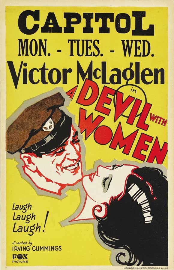 A Devil with Women - Cartazes