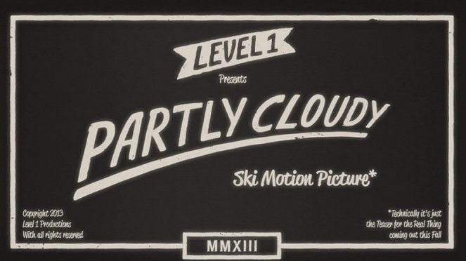 Partly Cloudy - Plakáty