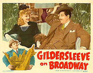 Gildersleeve on Broadway - Julisteet