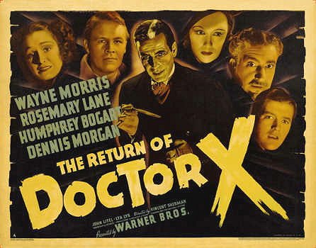 The Return of Doctor X - Carteles