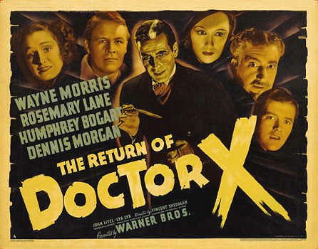 The Return of Doctor X - Julisteet