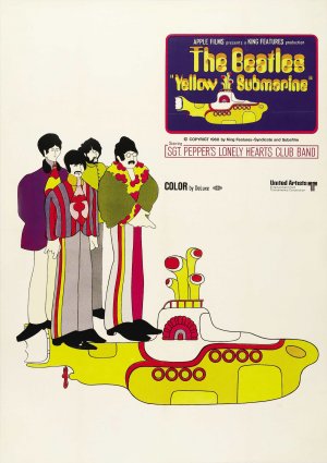 Žlutá ponorka - Plakáty