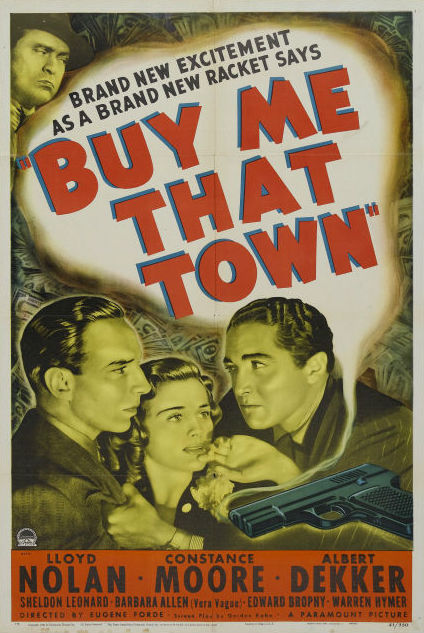 Buy Me That Town - Plakate