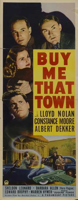 Buy Me That Town - Affiches