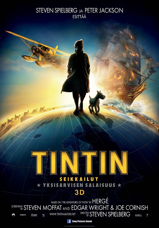 Tintins äventyr: Enhörningens hemlighet - Julisteet