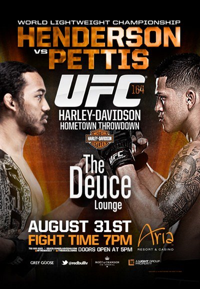 UFC 164: Henderson vs. Pettis - Cartazes