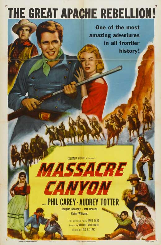 Massacre Canyon - Affiches