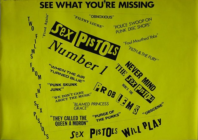 Sex Pistols Number 1 - Cartazes