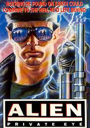 Alien Private Eye - Affiches