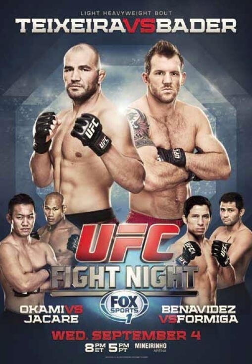 UFC Fight Night: Teixeira vs. Bader - Plakaty