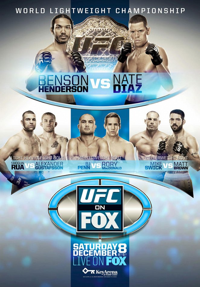 UFC on Fox: Henderson vs. Diaz - Carteles
