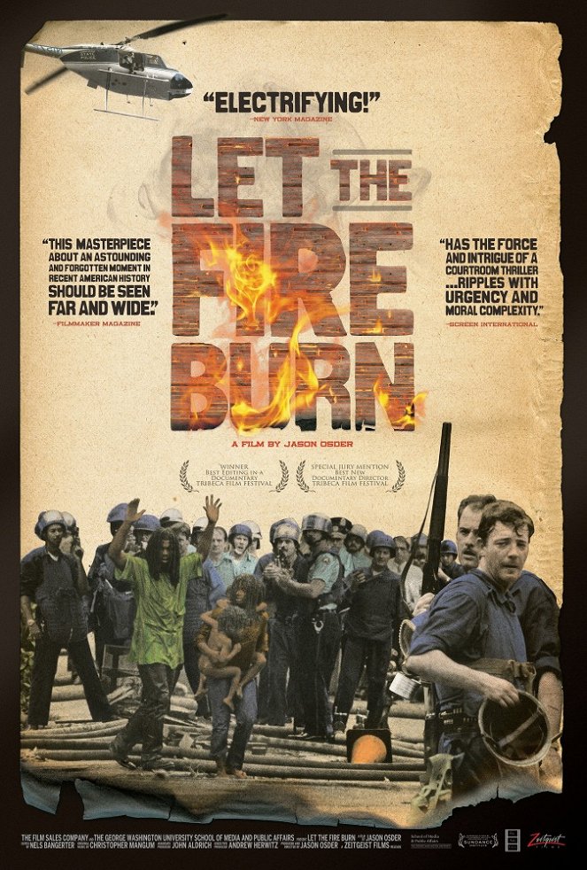 Let the Fire Burn - Plakaty