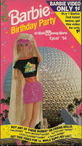 Barbie Birthday Party at Walt Disney Epcot '94 - Plakáty